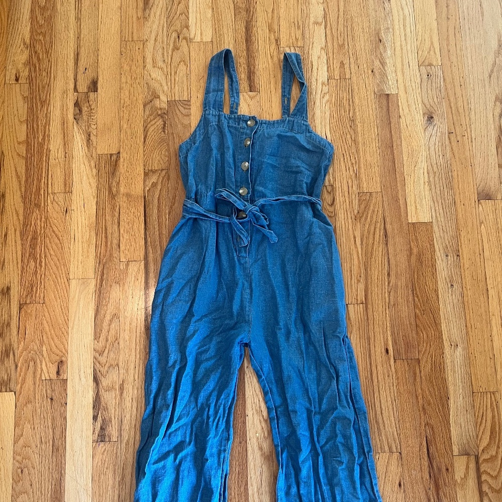 Micaela Greg - Denim Jumpsuit - Medium